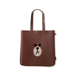 Line friends brown tote bag